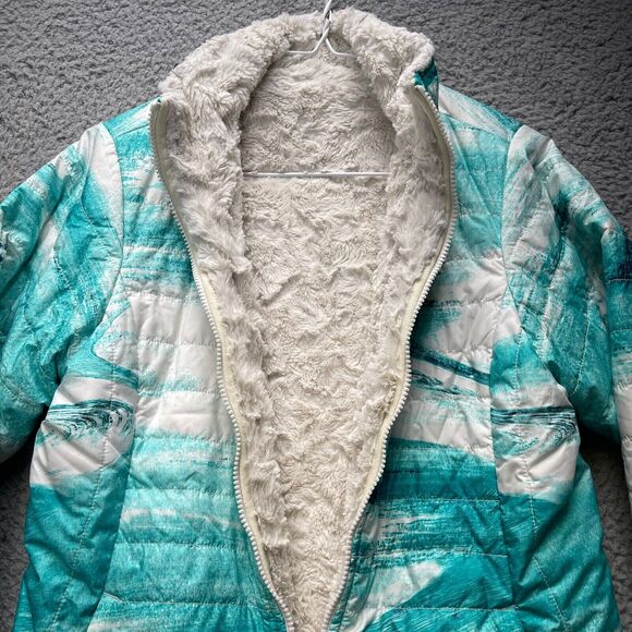 The North Face Puffer Jacket Girls Size XL Full Zip Fleece Lined Outdoor - Picture 5 of 16